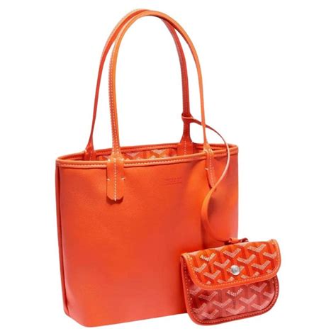 orange mini goyard|anjou mini bag Goyard.